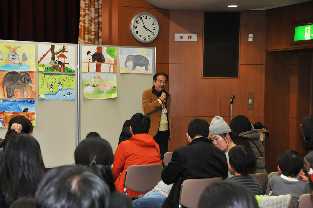 第6回神戸市立王子動物園 絵画教室(永田萌さんとの写生会)が実施されました