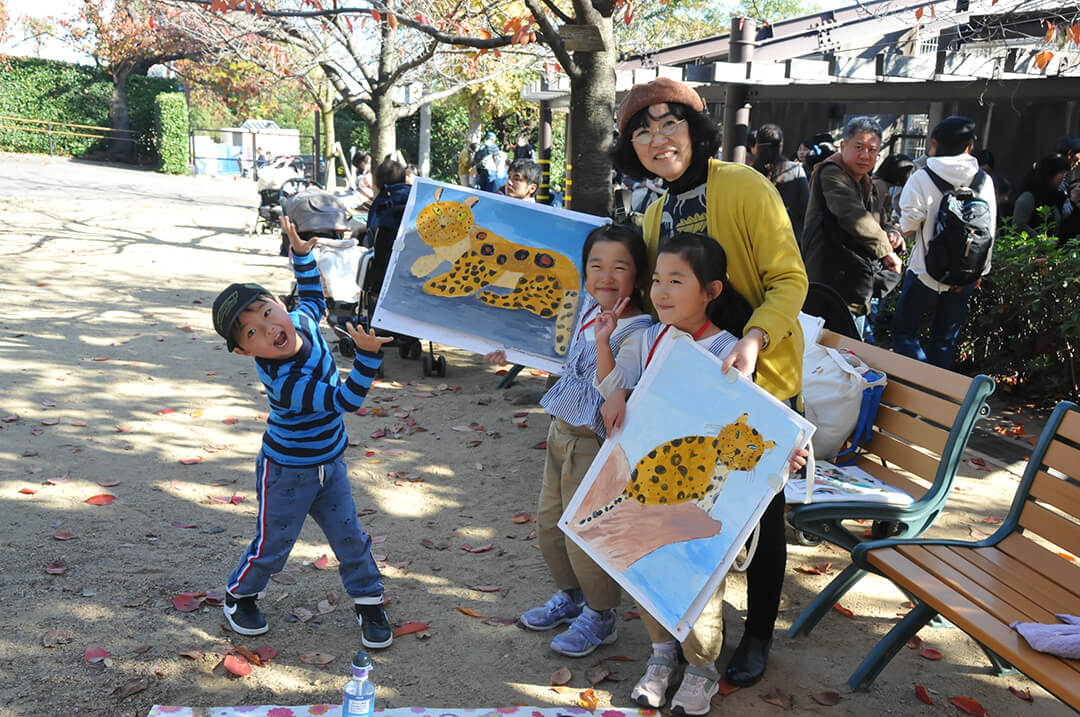 「第8回永田萠さんと王子動物園で絵を描こう」を開催しました