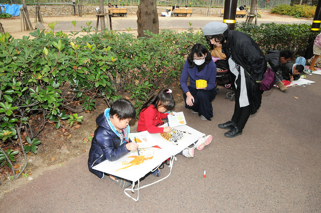 第6回神戸市立王子動物園　絵画教室（永田萌さんとの写生会）が実施されました