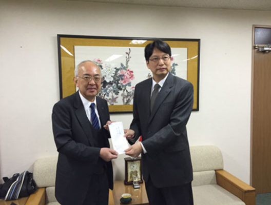 「台湾南部地震義援金」をお届けしました